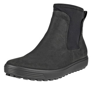 ECCO Botki Soft 7 Tred Chelsea GTX (skóra nubukowa, wodoodporne) czarne Damskie