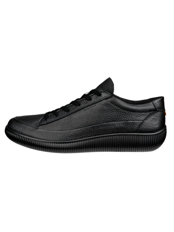 ECCO Sneaker Soft Zero WP (Premium-Leder, wasserdicht) schwarz Herren