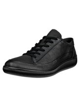 ECCO Sneaker Soft Zero WP (Premium-Leder, wasserdicht) schwarz Herren