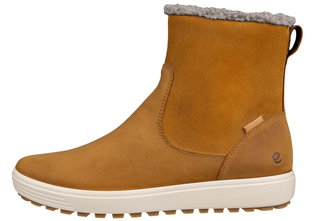 ECCO Zimowe botki Soft 7 Tred Warm (skóra nubukowa) jasnobrązowe Damskie