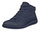 ECCO Alltag-Travelschuhe Soft Zero Bootie WP Mid-Cut (Premium-Leder, wasserdicht) marineblau Damen