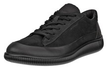 ECCO Sneaker Soft Zero WP (Premium-Leder, wasserdicht) schwarz Damen
