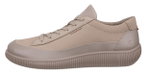 ECCO Sneaker Soft Zero WP (Premium-Leder, wasserdicht) hellbraun Damen