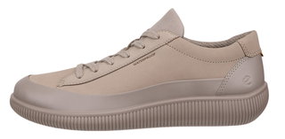 ECCO Sneaker Soft Zero WP (Premium-Leder, wasserdicht) hellbraun Damen