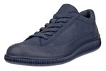 ECCO Sneaker Soft Zero WP (Premium-Leder, wasserdicht) marineblau Damen