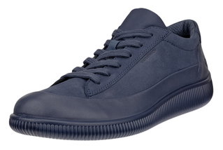 ECCO Sneaker Soft Zero WP (Premium-Leder, wasserdicht) marineblau Damen