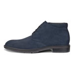 ECCO Half Boots Metropole Prague Chukka (Suede) Dark Blue Men's