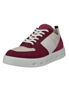 ECCO Sneaker Street 720 (Leder, wasserdicht) rot/weiss Damen