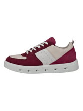 ECCO Sneaker Street 720 (Leder, wasserdicht) rot/weiss Damen