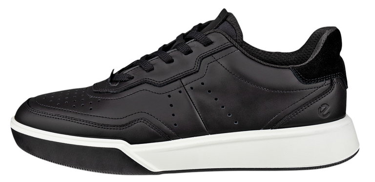 ECCO Sneaker Street Court Lea (Premium Leather) black ladies