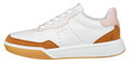 ECCO Sneaker Street Court Lea (Premium-Leder) weiss/orange Damen