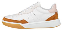 ECCO Sneaker Street Court Lea (Premium-Leder) weiss/orange Damen