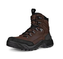 ECCO Wanderschuhe Offroad Mid (Nubukleder, wasserdicht) mochabraun/schwarz Herren