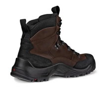 ECCO Wanderschuhe Offroad Mid (Nubukleder, wasserdicht) mochabraun/schwarz Herren