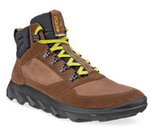 ECCO Wanderschuhe MX Mid WP (Veloursleder, wasserdicht) braun/schwarz Herren