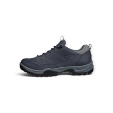 ECCO Wanderschuhe Receptor Trekk (Nubukleder, wasserdicht) navyblau Herren