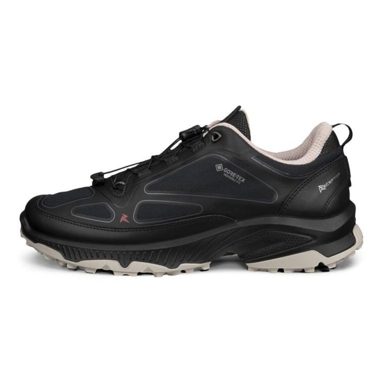 ECCO Wanderschuhe Receptor XP GTX (Schnellschnürsystem, wasserdicht) schwarz Damen