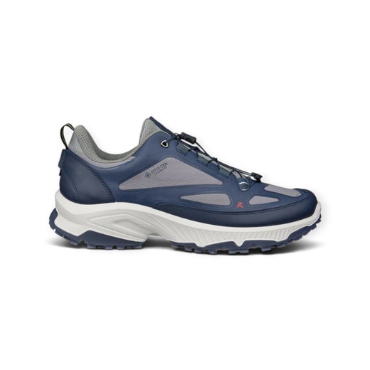 ECCO Wanderschuhe Receptor XP GTX (Premium-Leder, wasserdicht) marineblau/grau Herren