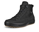 ECCO Wanderschuhe Soft 7 Tred High-Cut (Nubukleder, wasserdicht) schwarz Herren
