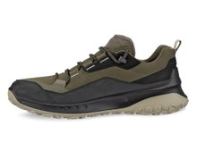 ECCO Wanderschuhe ULT-TRN Low (wasserdicht, Nubukleder) schwarz/dunkelgrün Herren