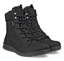 ECCO Winterstiefel Babett GTX Lace Boot (leicht und atmungsaktiv) schwarz Damen