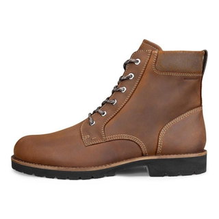 ECCO zimowe buty Charlestown (skóra nubukowa, wodoodporne) brązowe męskie