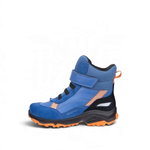 ECCO zimowe buty Receptor XP Velcro (skóra zamszowa, wodoodporne) niebieskie dziecięce