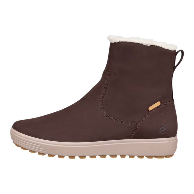 ECCO Winterstiefel Soft 7 Tred Warm (Nubukleder, wasserdicht) dunkelbraun Damen