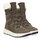 ECCO Winterstiefel Solice Boot High (Nubukleder, Primaloft®-Bio-Isolierung) dunkelbraun Damen