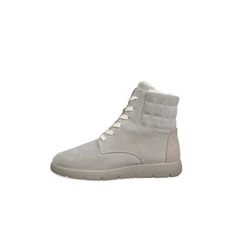 ECCO Bella 2 Winter Boots (Nubuck Leather, Waterproof) Light Grey Ladies