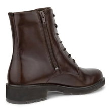 ECCO Winter Boots Metropole Vienna (Full-grain Leather, Lace-up Boots) Dark Brown Ladies