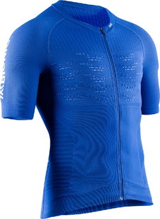 X-Bionic Bikeshirt Cycling Effektor 4D Full-Zip short sleeve blue Men