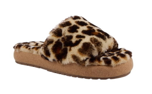 EMU Australia Hausschuhe Mckay Leopard (Lammfell) braun Damen