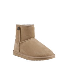 EMU Australia Winterstiefel Platinum Stinger Slim Mini (Schafsleder, Wildleder) sandbraun Damen