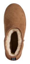 EMU Australia Winterstiefel Sharky Micro Flatform (Lammfell, Plateausohle) braun Damen