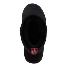 EMU Australia Winterstiefel Sharky Mini (Schafsfell, gezähnte Gummiaußensohle) schwarz/cherry Damen