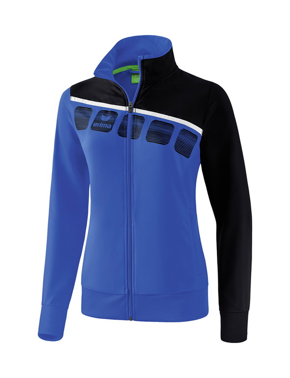 Erima Trainingsjacke 5C (elastisch, feuchtigkeitsregulierend) navyblau/schwarz Damen