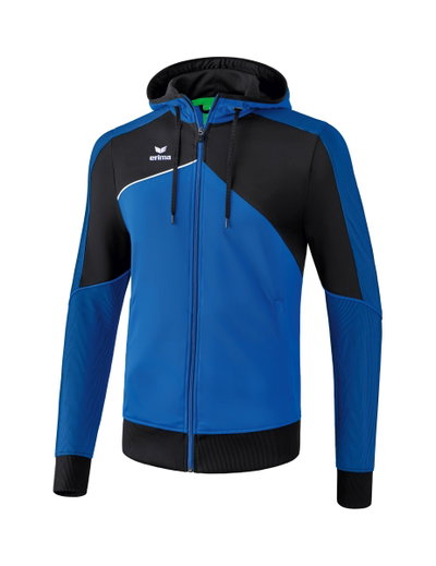 Erima Kapuzenjacke Premium One 2.0 blau/schwarz Herren