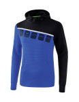 Erima Hoodie 5-C 2019 blue/black/white Men