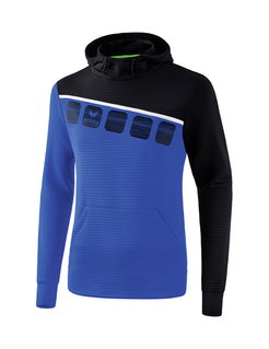 Erima Hoodie 5-C 2019 blue/black/white Men