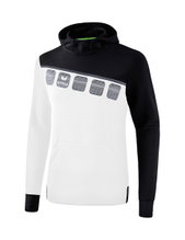 Erima Hoodie 5C white/black Men