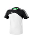 Erima Tshirt Premium One 2.0 2018 weiss/schwarz/weiss Boys