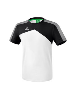 Erima Tshirt Premium One 2.0 2018 weiss/schwarz/weiss Boys