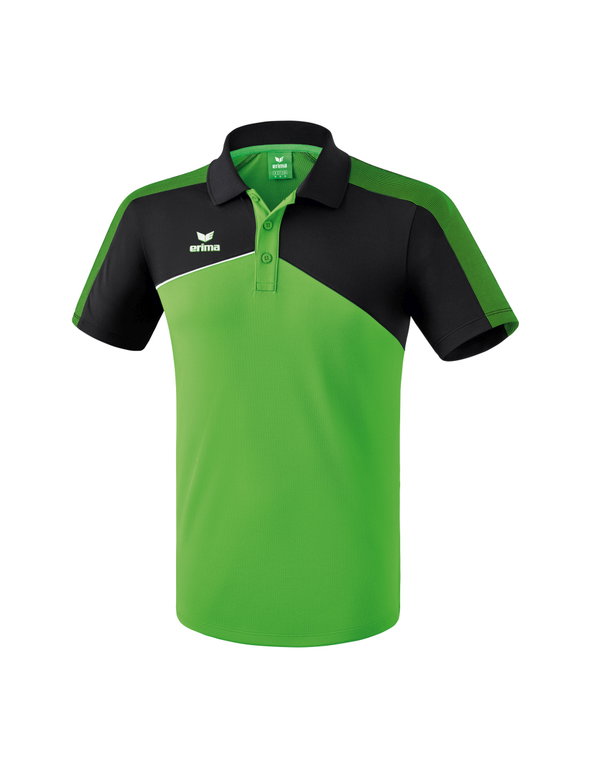 Erima Sport-Polo Premium One 2.0 grün/schwarz/weiss Jungen