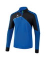 Erima Langarmschirt 1/2 Zip Premium One 2.0 blau/schwarz Jungen