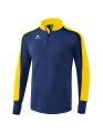 Erima Sport-Langarmschirt Half-Zip Liga 2.0 dunkelblau/gelb Herren