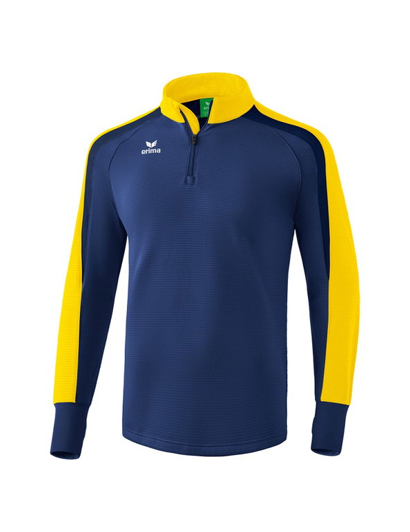 Erima Sportowa koszulka z długim rękawem Half-Zip Liga 2.0 granatowo-żółta męska