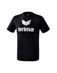 Erima Sport-Tshirt Promo (100% Polyester) schwarz/weiss Herren