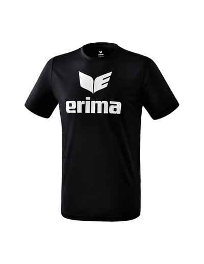 Erima Sport-Tshirt Promo (100% Polyester) schwarz/weiss Herren