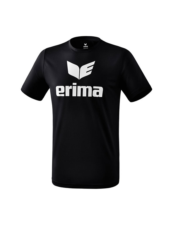 Erima Sport-Tshirt Promo (100% Polyester) schwarz/weiss Herren
